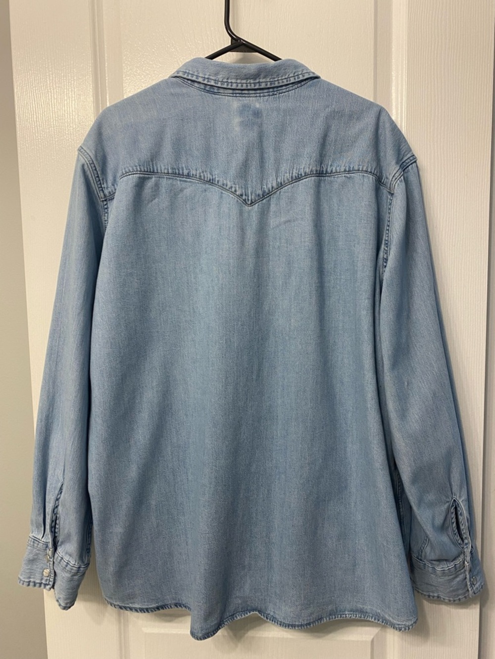 Levi's Sawyer Western Cowgirl Country Button Down Relaxed Long Sleeve Shirt XXL - Picture 14 of 15
